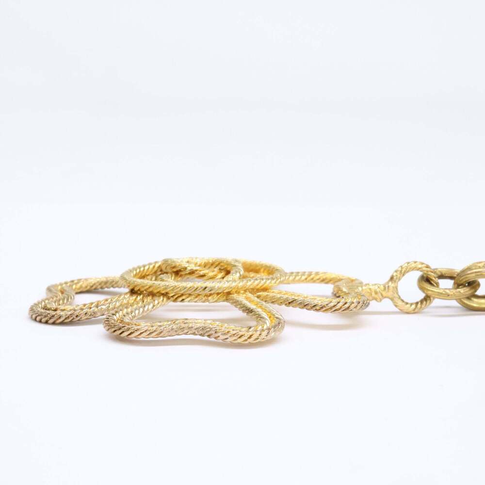 CHANEL Vintage Gold Logo Necklace - Picture 3 of 10